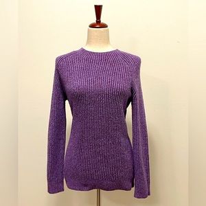 BP Knitted Crewneck Sweater Purple XXS